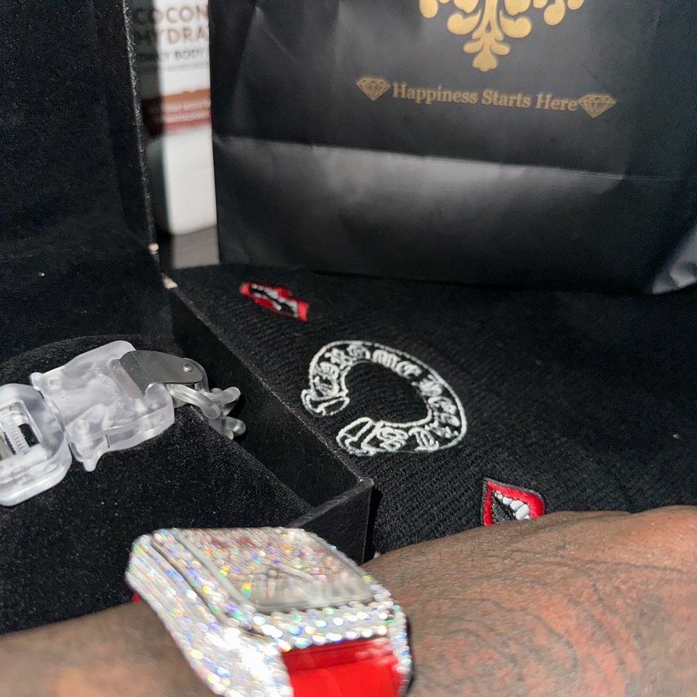 Red and Silver Men's Watch